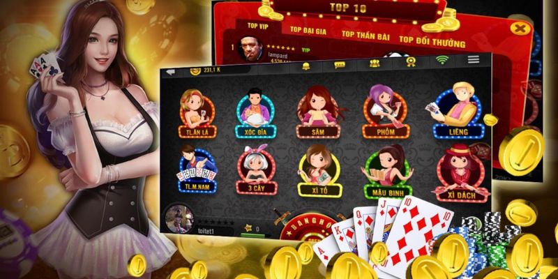 Vô vàn các tựa game bài đổi thưởng 365 có mặt tại Zo789