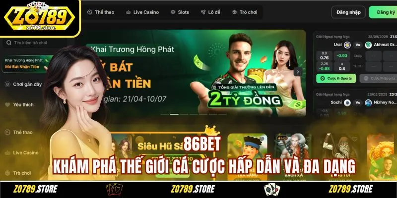 86BET - Khám Phá Thế Giới Cá Cược Hấp Dẫn Và Đa Dạng