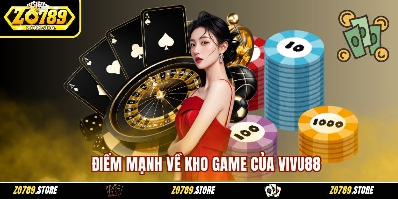 Điểm mạnh về kho game của VIVU88